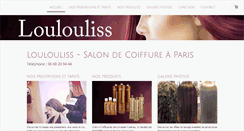 Desktop Screenshot of loulouliss.com